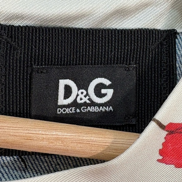 Dolce & Gabbana Silk Cotton Sleeveless Mini Dress Size IT 38 US XS - Picture 7 of 9